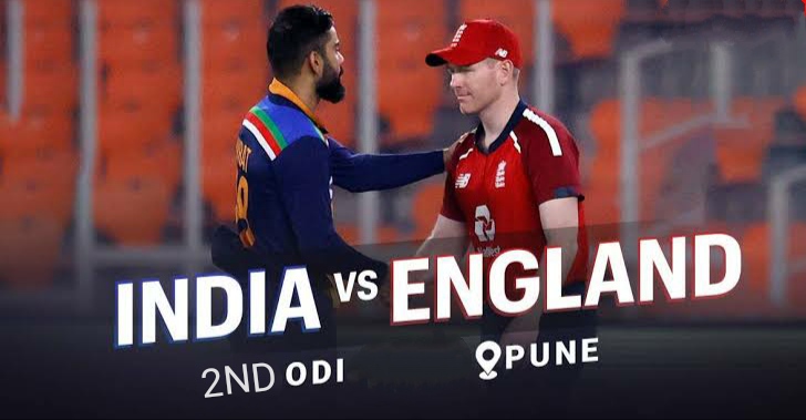 2nd ODI India vs England