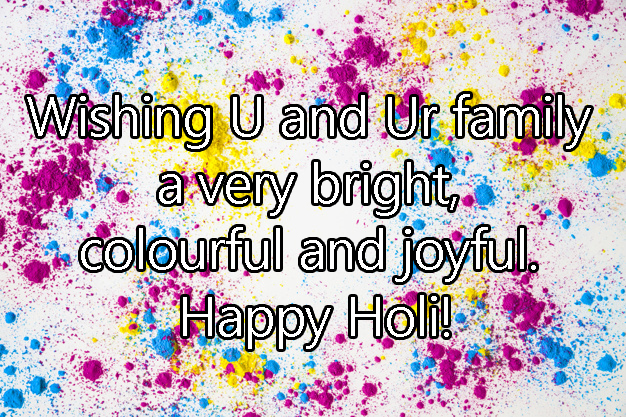 holi wishes for group members