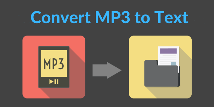 MP3 to a Text File