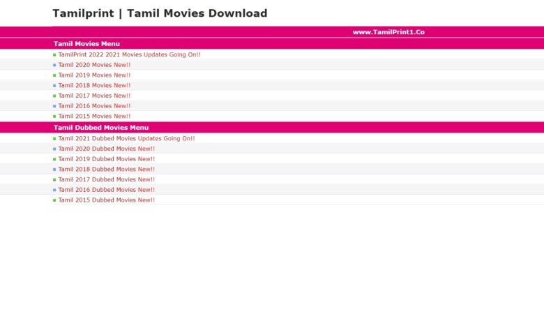 Tamil print