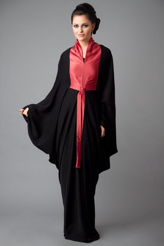 red-black-abaya