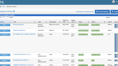 Contract Management Tool