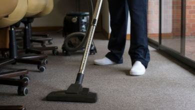 Carpet cleaning services.