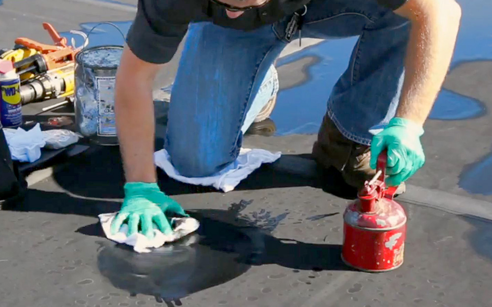 Rubber Roof Repair