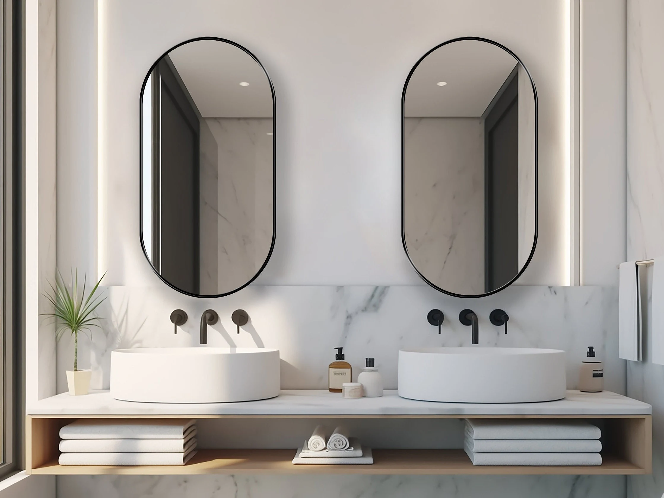 Oval Shape Mirrors