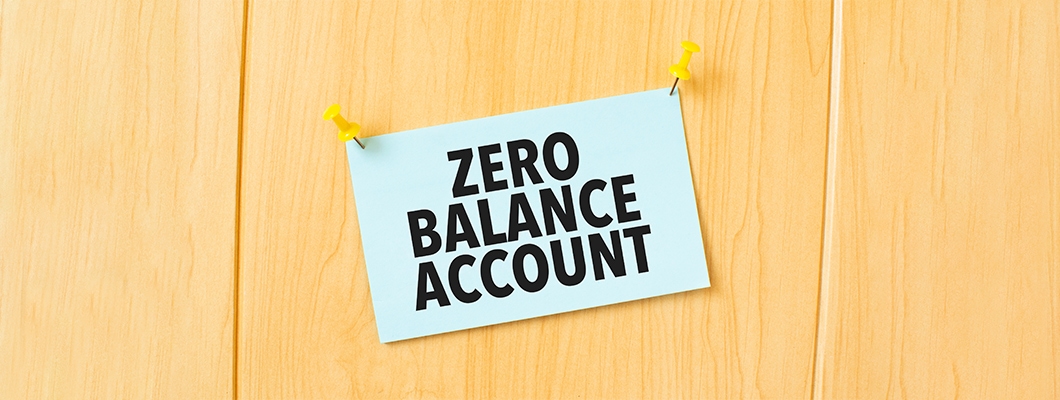 Zero Balance Account Online