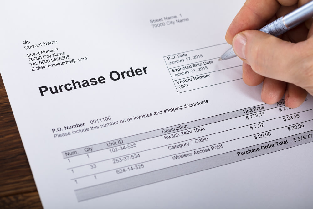 Purchase Order Format