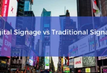 Digital Signage vs. Traditional Signs
