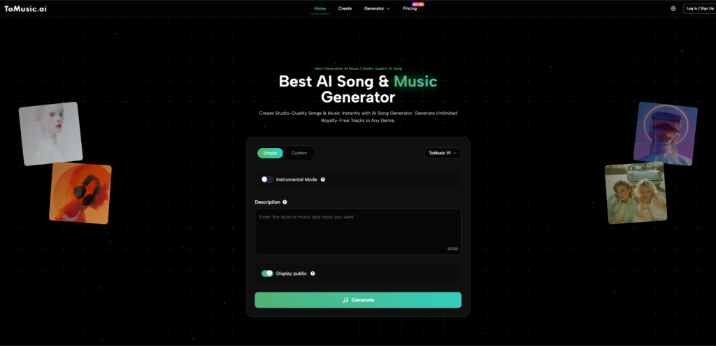 AI Music Sites