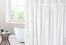 Ruffled Shower Curtains