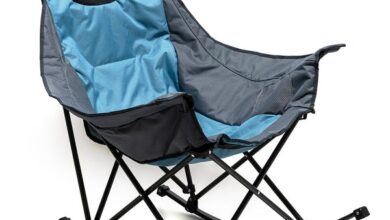 Heavy-Duty Ergonomic Camping Chair