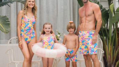 Matching Swimsuits for Family Vacations