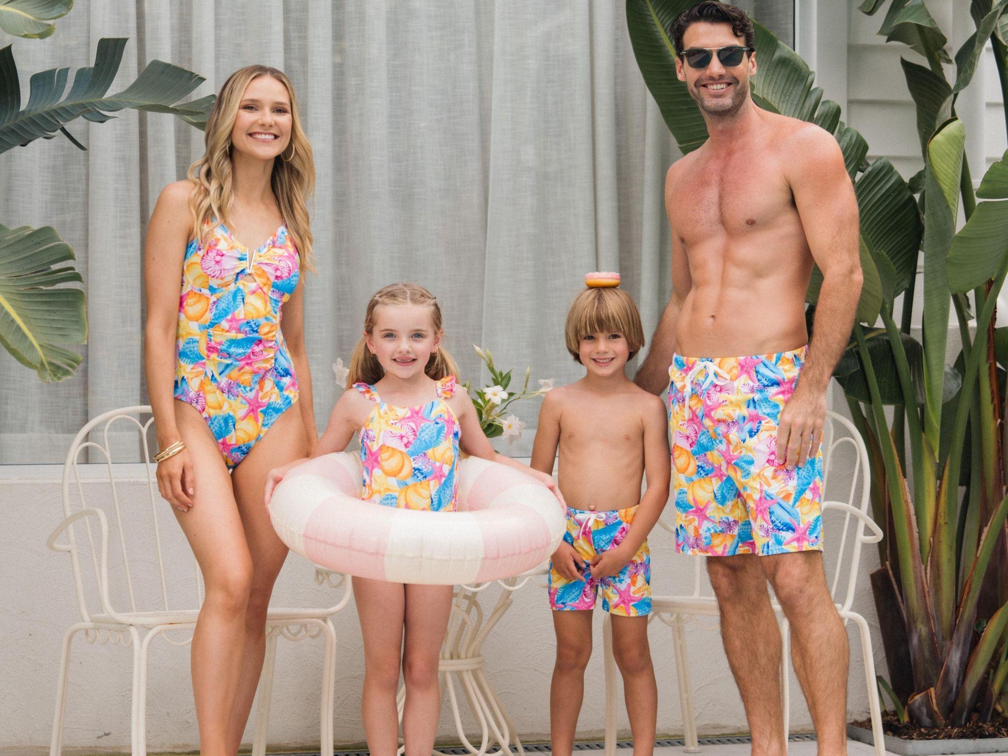Matching Swimsuits for Family Vacations