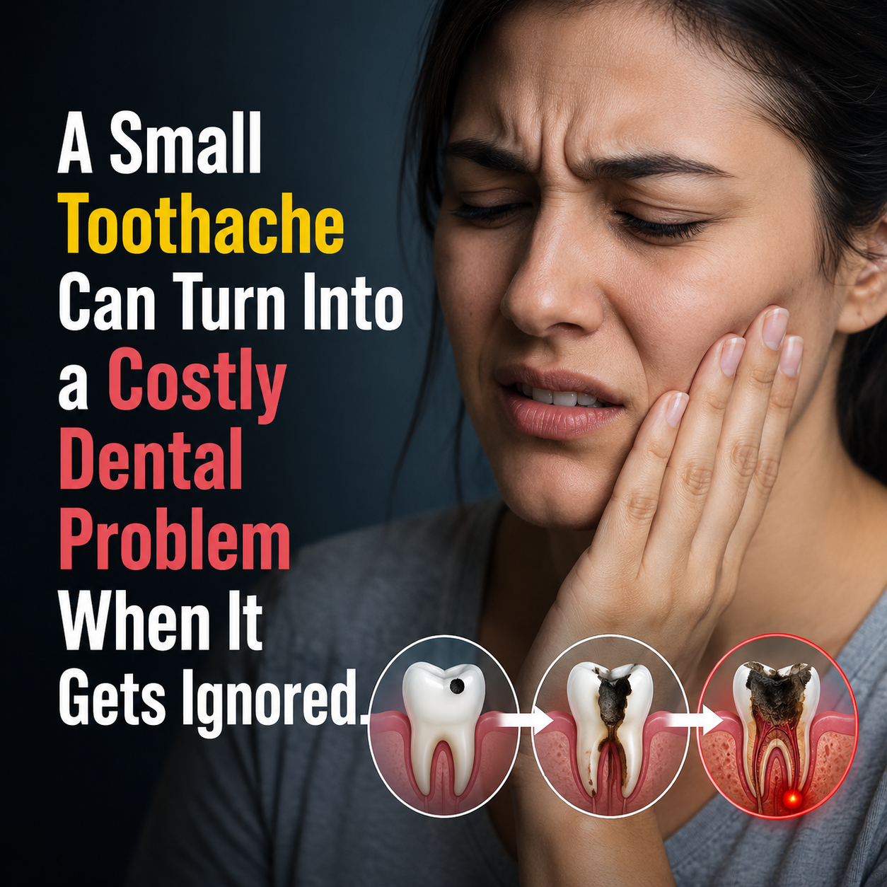 A Small Toothache Can Turn Into a Costly Dental Problem When It Gets Ignored