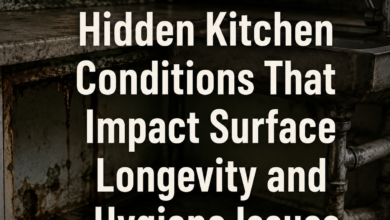 Hidden Kitchen Conditions That Impact Surface Longevity and Hygiene Issues