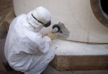 FRP Tank Nozzle Repair