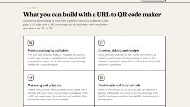 Direct URL QR Creation