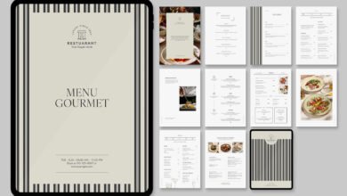 Digital Restaurant Menu Template