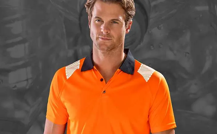 Custom Printed Hi Vis Polo Shirts
